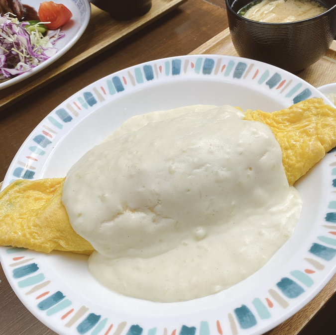 白いオムライス