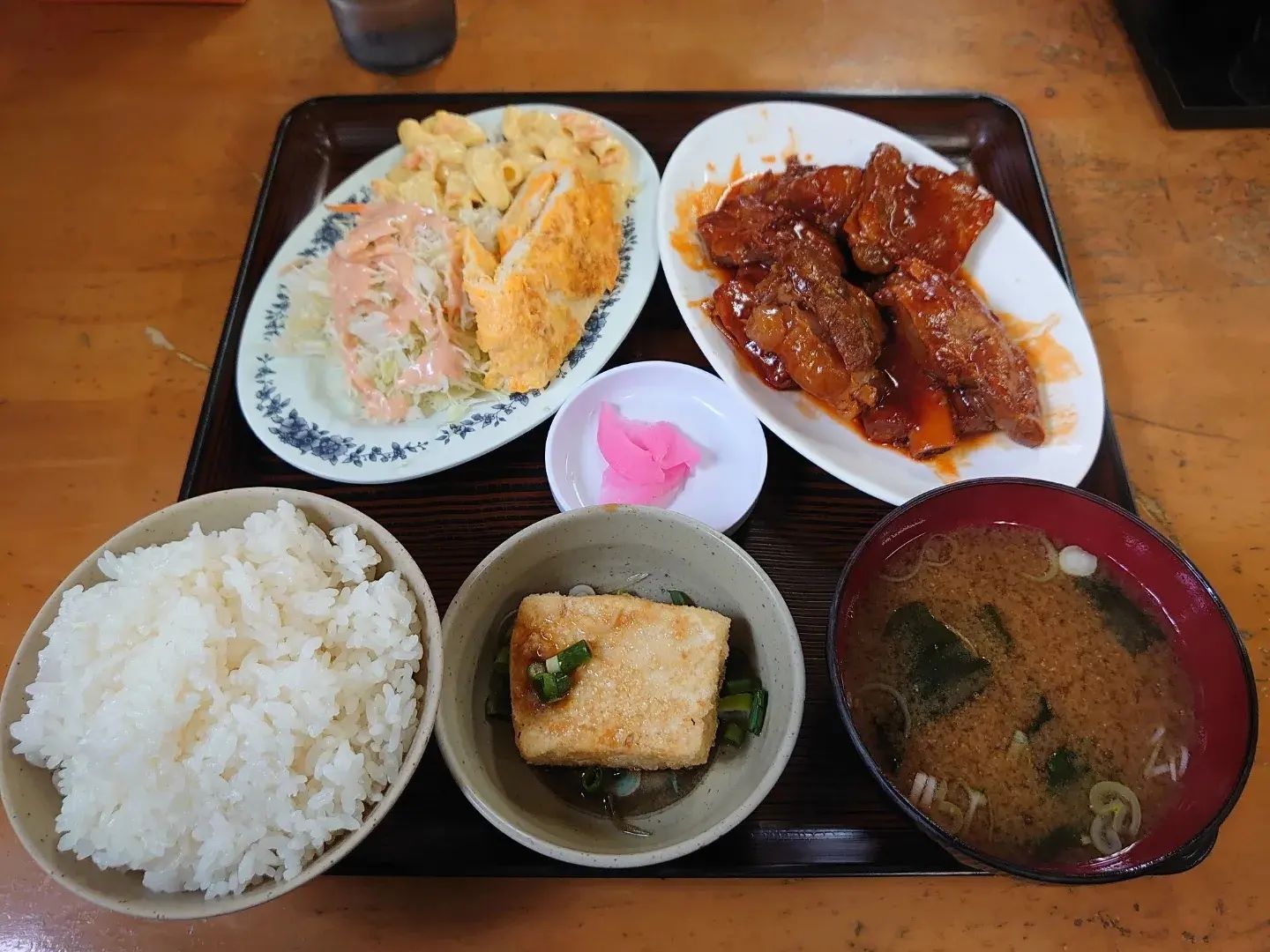 ソーキケチャップ定食